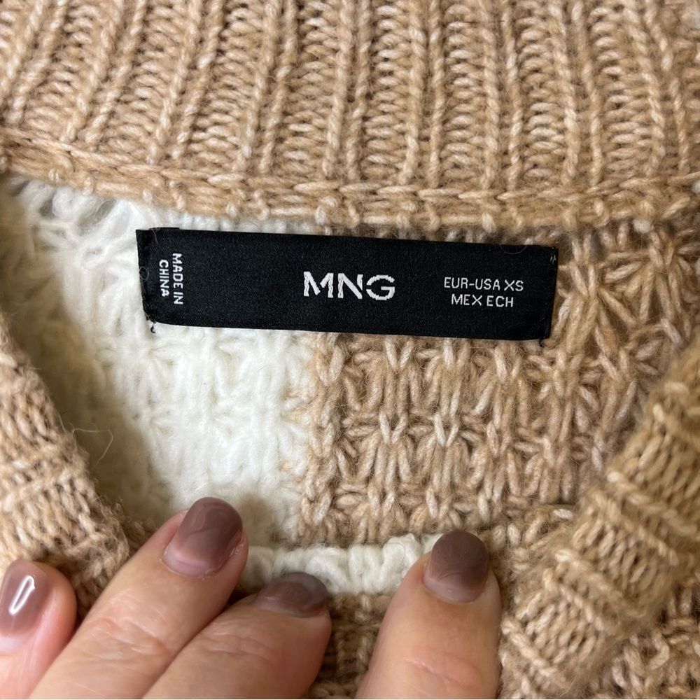 Mango Reverse Knit Sweater XS - Picture 4 of 6